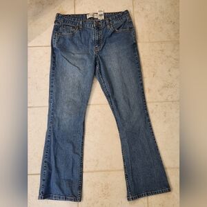 Womens Levi Strauss Jeans Low Rise Boot Cut Size 12 Short 32" Waist #SS1067